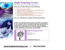 Tablet Screenshot of brighttechnology.com